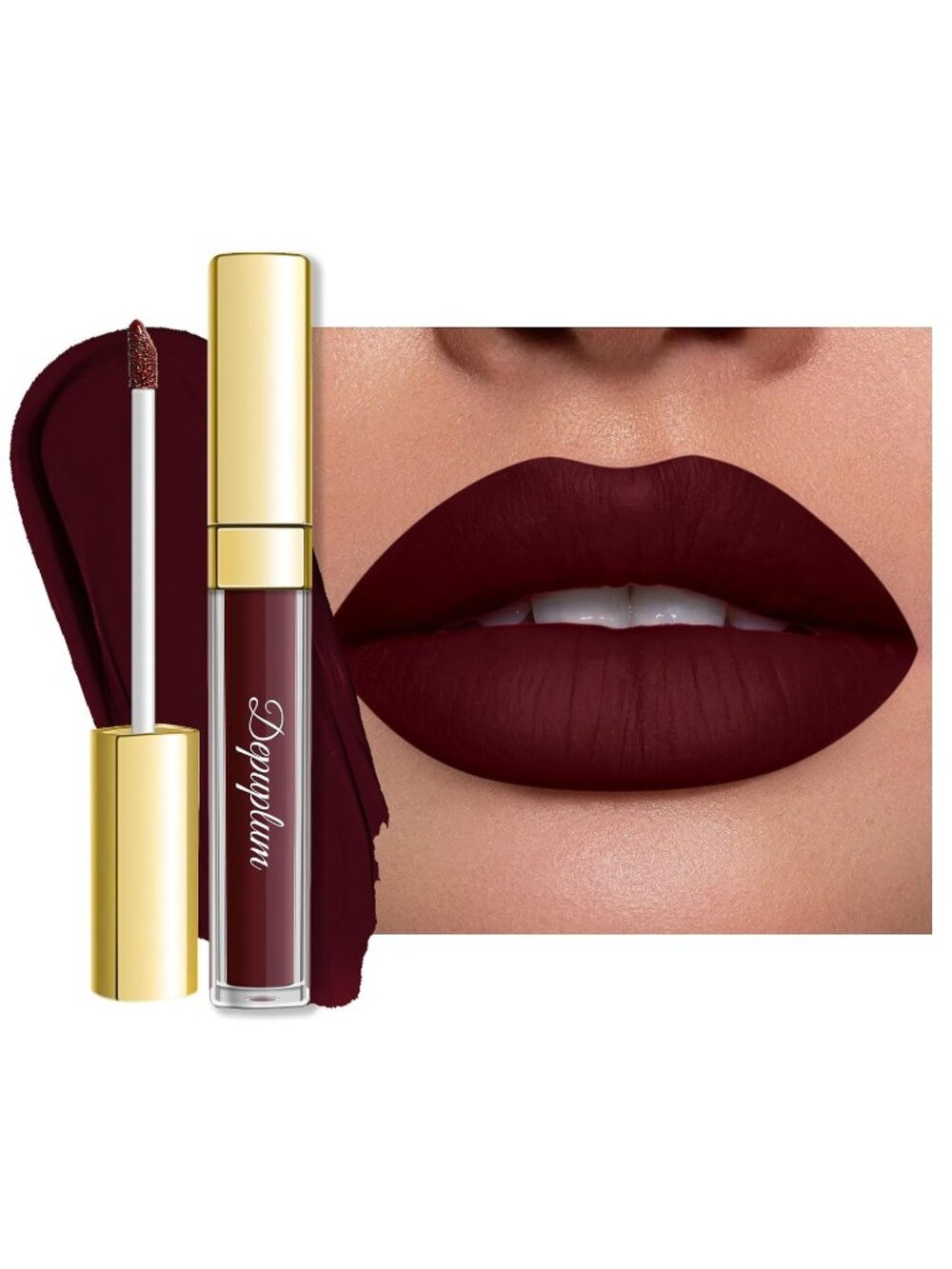 Women's DM33 Maduro Love Matte Liquid Lipstick Wear Waterproof Lip Stain